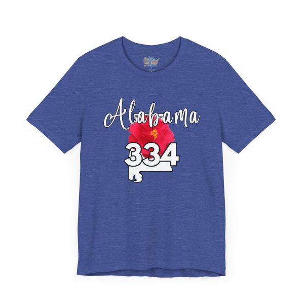 Alabama State Flower the Camellia 334 Area Code Tee by Simply Stated, Casual Summer Wear, State Pride T-Shirt, Travel Souvenir, Gift for Him/Her, Festival Outfit, Outdoor Activities - Image 49