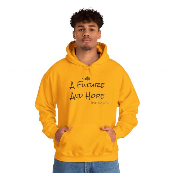 A Future and Hope by Subtle--Unisex Hoodie, Cozy Sweatshirt, Faith-Based Inspirational Apparel,  Jeremiah 23:11 - Image 24