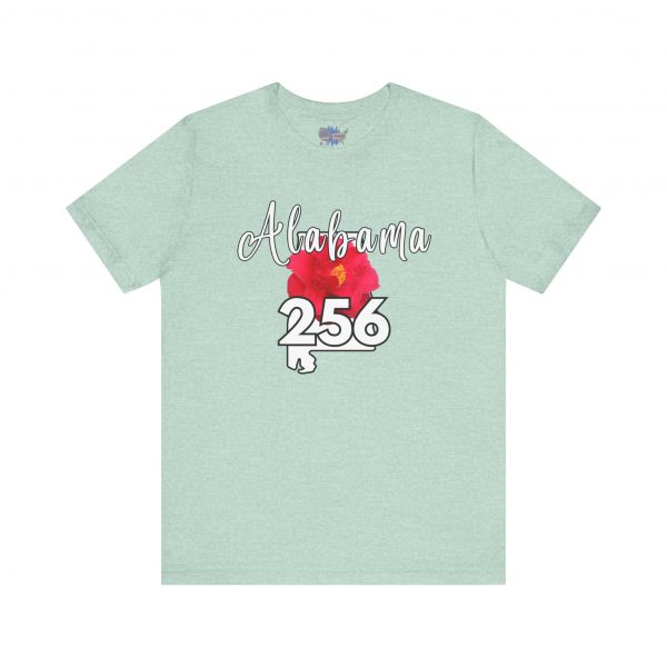 Alabama State Flower the Camellia 256 Area Code Tee by State of Mine, Casual Summer Wear, State Pride T-Shirt, Travel Souvenir, Gift for Him/Her, Festival Outfit, Outdoor Activities - Image 31