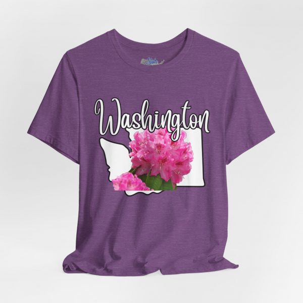 Washington State Flower the Pacific Rhododendron by State of Mine Tee, Unisex Jersey Short Sleeve Shirt, Perfect for Gifts, Travel, and Casual Wear, Ideal for Summer, Birthdays, and [...]