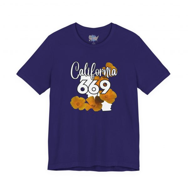 California State Flower the California Poppy 669 Area Code by State of Mine Tee, Unisex Jersey Short Sleeve Shirt, Perfect for Gifts, Travel, and Casual Wear, Ideal for Summer, Birthdays, and [...] - Image 21