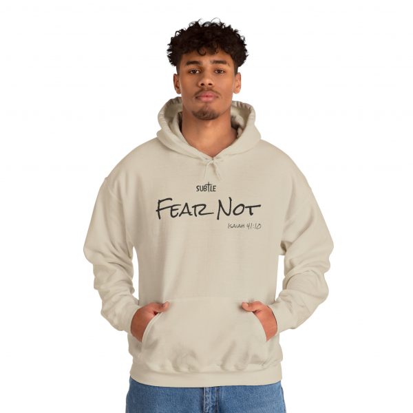 Fear Not by Subtle--Unisex Hoodie, Cozy Sweatshirt, Faith-Based Inspirational Apparel, Isaiah 41:10 - Image 24