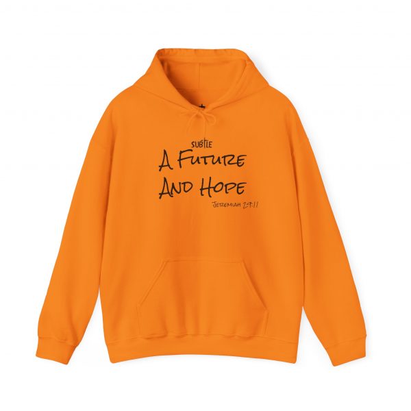 A Future and Hope by Subtle--Unisex Hoodie, Cozy Sweatshirt, Faith-Based Inspirational Apparel,  Jeremiah 23:11 - Image 25