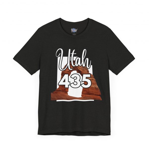 Utah 435 Area Code Arches by State of Mine. Unisex Jersey Tee, Outdoor Adventure Shirt, Travel Gift, Casual Wear, Summer Tee, Unique Design - Image 23