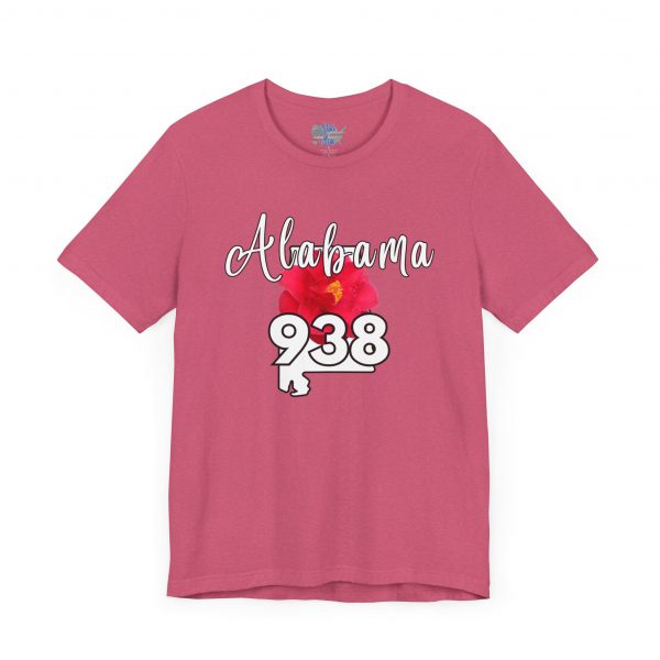 Alabama State Flower the Camellia 938 Area Code Tee by Simply Stated, Casual Summer Wear, State Pride T-Shirt, Travel Souvenir, Gift for Him/Her, Festival Outfit, Outdoor Activities - Image 53