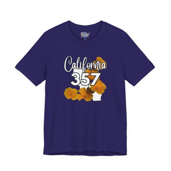 California State Flower the California Poppy 357 Area Code by State of Mine Tee, Unisex Jersey Short Sleeve Shirt, Perfect for Gifts, Travel, and Casual Wear, Ideal for Summer, Birthdays, and [...] - Image 21