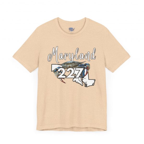 Maryland Blue Crabs 227 Area Code by State of Mine Short Sleeve Tee, Unisex Summer Shirt, State Pride Tee, Beach T-Shirt, Gift for Marylanders - Image 23
