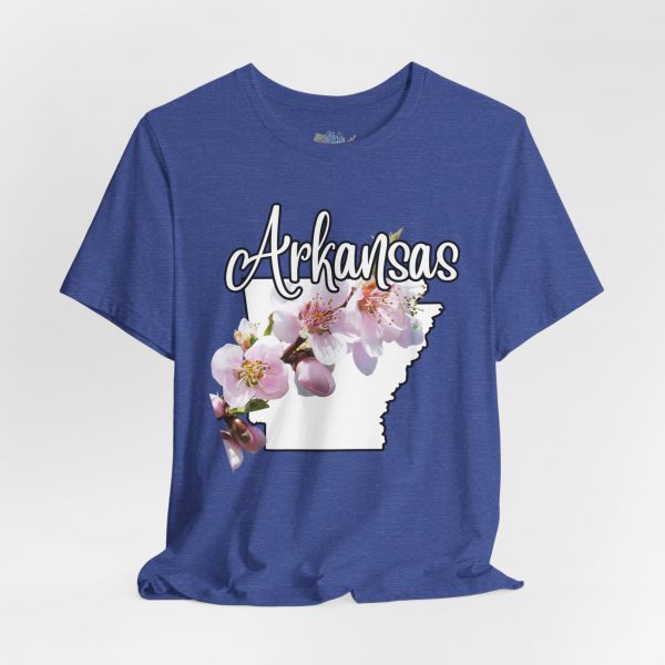 Arkansas State Flower The Apple Blossom by State of Mine. Unisex Jersey Short Sleeve Tee - Cozy Everyday Wear, Casual Style, Summer Essentials, Gift for Friends, Graphic Tee - Image 5