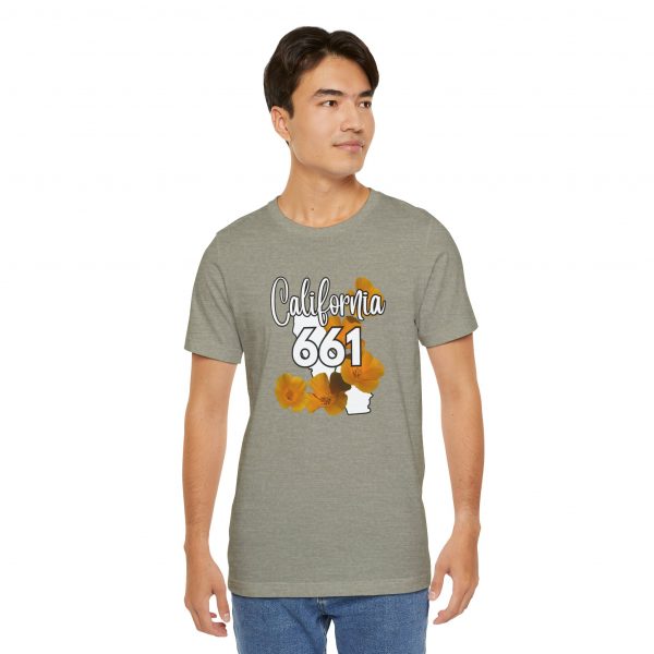 California State Flower the California Poppy 661 Area Code by State of Mine Tee, Unisex Jersey Short Sleeve Shirt, Perfect for Gifts, Travel, and Casual Wear, Ideal for Summer, Birthdays, and [...] - Image 14