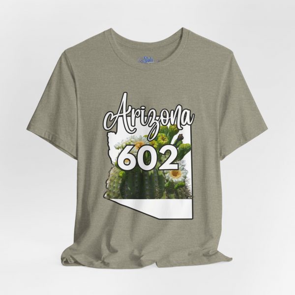 Arizona State Flower the Saguaro Blossom Area Code 602 by State of Mine  Tee, Unisex Jersey Short Sleeve Shirt, Perfect for Gifts, Travel, and Casual Wear, Ideal for Summer, Birthdays, and [...] - Image 15