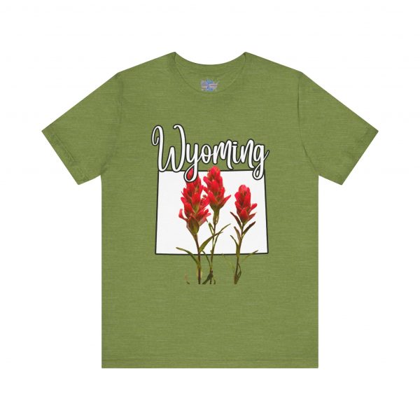 Wyoming State Flower The Indian Paintbrush by State of Mine Tee - Unisex Jersey Short Sleeve T-Shirt, Nature Lover Gift, Travel Souvenir, Spring Style, Casual Wear - Image 33
