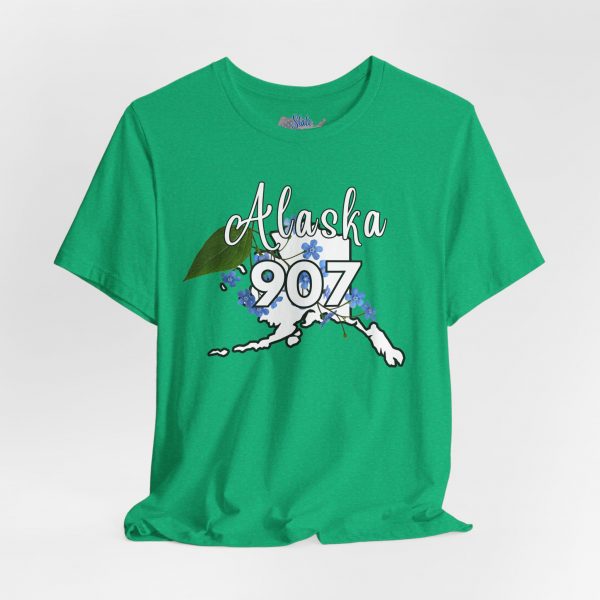 Alaska 907 Graphic Tee, Unisex Shirt, Gift for Travelers, Casual Wear, Summer Fashion, Alaska Souvenir - Image 19