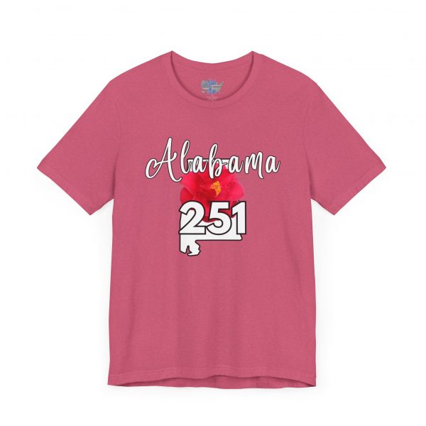 Alabama State Flower the Camellia 251 Area Code Tee by State of Mine, Casual Summer Wear, State Pride T-Shirt, Travel Souvenir, Gift for Him/Her, Festival Outfit, Outdoor Activities - Image 53