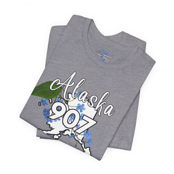 Alaska 907 Graphic Tee, Unisex Shirt, Gift for Travelers, Casual Wear, Summer Fashion, Alaska Souvenir - Image 20