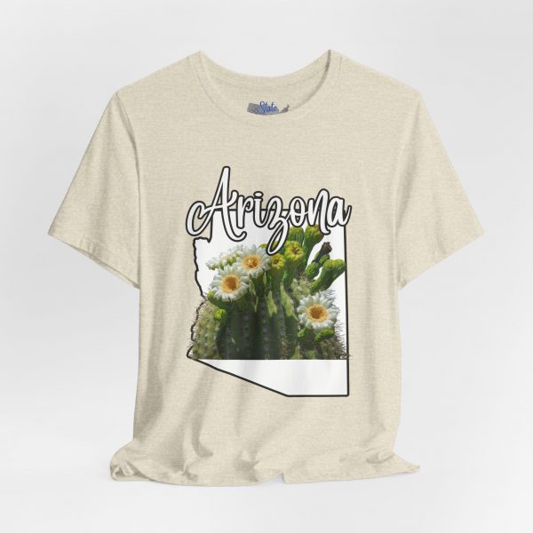 Arizona State Flower the Saguaro Blossom by State of Mine Tee, Unisex Jersey Short Sleeve Shirt, Perfect for Gifts, Travel, and Casual Wear, Ideal for Summer, Birthdays, and [...] - Image 11