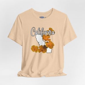 California State Flower the California Poppy by State of Mine Tee, Unisex Jersey Short Sleeve Shirt, Perfect for Gifts, Travel, and Casual Wear, Ideal for Summer, Birthdays, and [...]