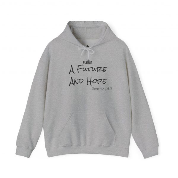 A Future and Hope by Subtle--Unisex Hoodie, Cozy Sweatshirt, Faith-Based Inspirational Apparel,  Jeremiah 23:11 - Image 17