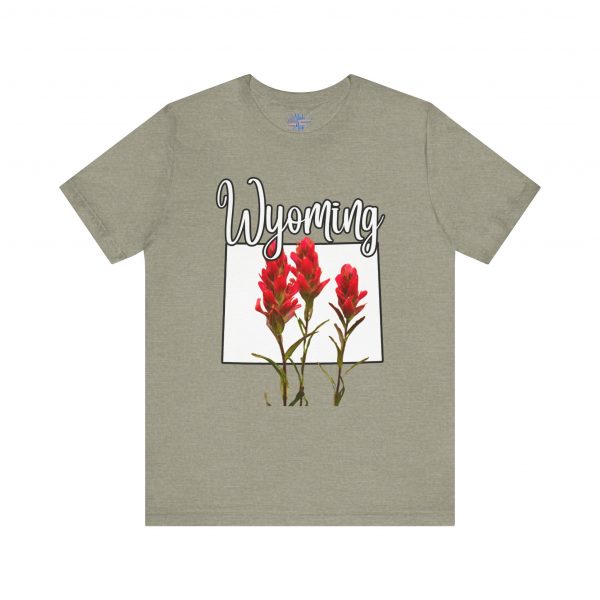 Wyoming State Flower The Indian Paintbrush by State of Mine Tee - Unisex Jersey Short Sleeve T-Shirt, Nature Lover Gift, Travel Souvenir, Spring Style, Casual Wear - Image 25