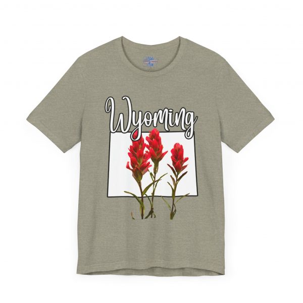 Wyoming State Flower The Indian Paintbrush by State of Mine Tee - Unisex Jersey Short Sleeve T-Shirt, Nature Lover Gift, Travel Souvenir, Spring Style, Casual Wear - Image 27