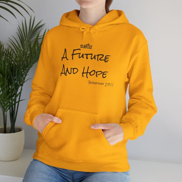 A Future and Hope by Subtle--Unisex Hoodie, Cozy Sweatshirt, Faith-Based Inspirational Apparel,  Jeremiah 23:11 - Image 23