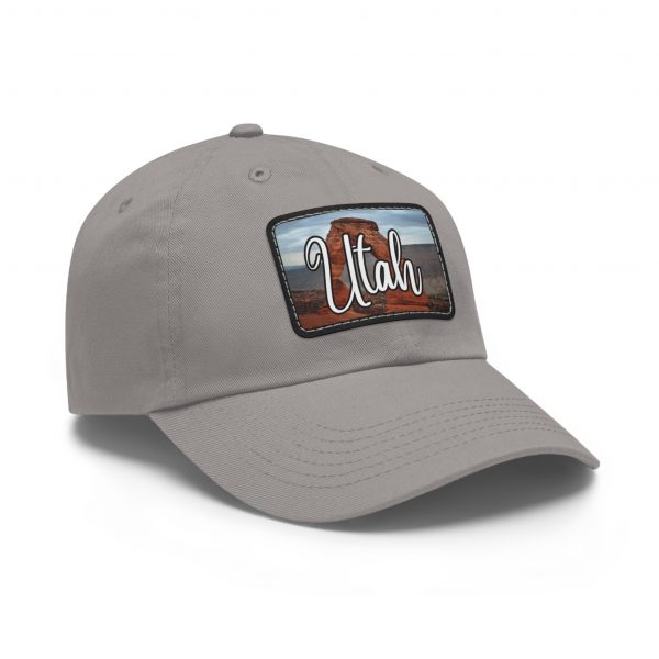 Utah Arches Dad Hat by State of Mine with Leather Patch, Beach Vibes Cap, Gift for Dad, Outdoor Hat, Casual Style Headwear - Image 6