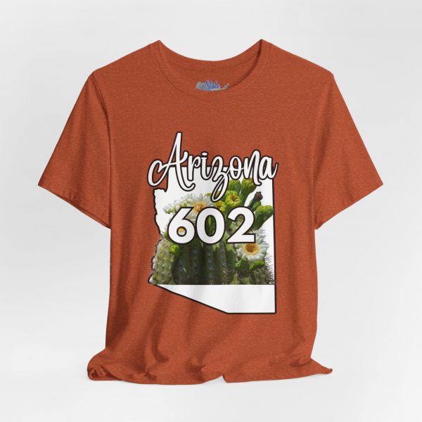 Arizona State Flower the Saguaro Blossom Area Code 602 by State of Mine  Tee, Unisex Jersey Short Sleeve Shirt, Perfect for Gifts, Travel, and Casual Wear, Ideal for Summer, Birthdays, and [...] - Image 9