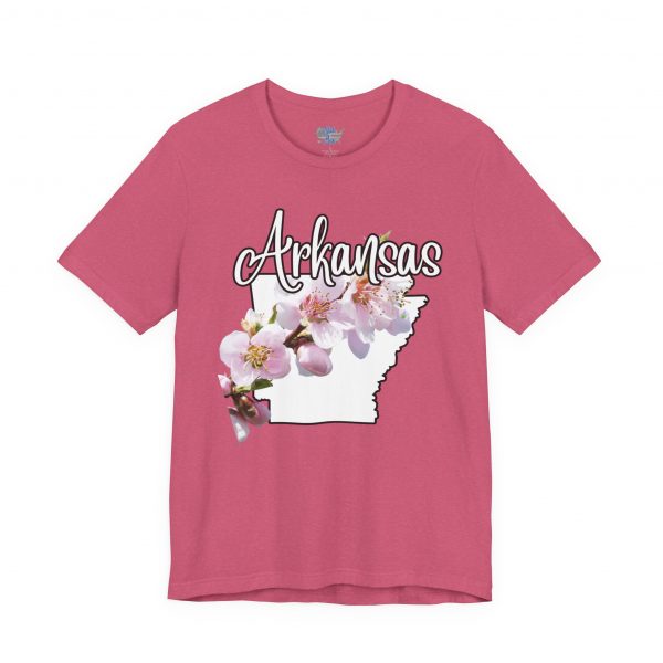 Arkansas State Flower The Apple Blossom by State of Mine. Unisex Jersey Short Sleeve Tee - Cozy Everyday Wear, Casual Style, Summer Essentials, Gift for Friends, Graphic Tee - Image 50