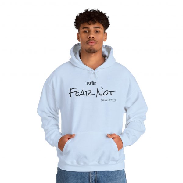 Fear Not by Subtle--Unisex Hoodie, Cozy Sweatshirt, Faith-Based Inspirational Apparel, Isaiah 41:10 - Image 16