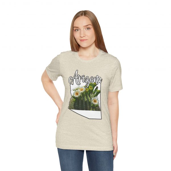 Arizona State Flower the Saguaro Blossom by State of Mine Tee, Unisex Jersey Short Sleeve Shirt, Perfect for Gifts, Travel, and Casual Wear, Ideal for Summer, Birthdays, and [...] - Image 12