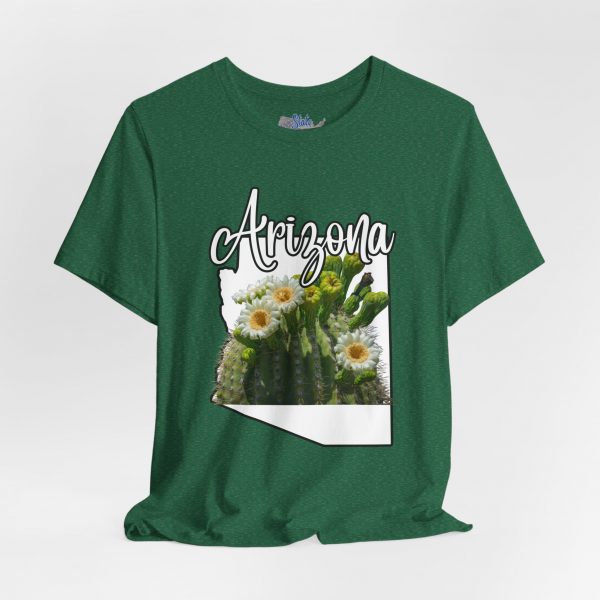 Arizona State Flower the Saguaro Blossom by State of Mine Tee, Unisex Jersey Short Sleeve Shirt, Perfect for Gifts, Travel, and Casual Wear, Ideal for Summer, Birthdays, and [...] - Image 17