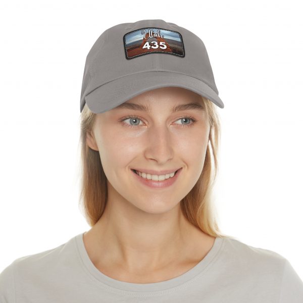 Utah Arches Dad Hat by State of Mine 435 Area Code with Leather Patch, Beach Vibes Cap, Gift for Dad, Outdoor Hat, Casual Style Headwear - Image 8
