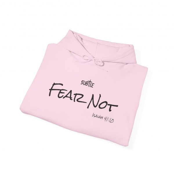 Fear Not by Subtle--Unisex Hoodie, Cozy Sweatshirt, Faith-Based Inspirational Apparel, Isaiah 41:10 - Image 6