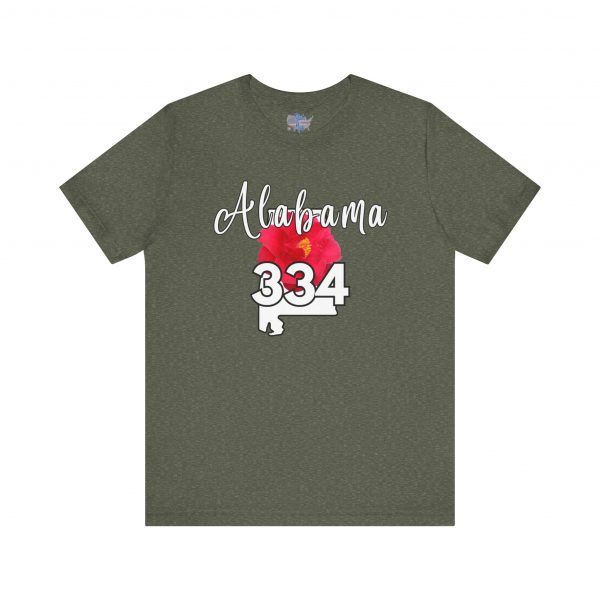 Alabama State Flower the Camellia 334 Area Code Tee by Simply Stated, Casual Summer Wear, State Pride T-Shirt, Travel Souvenir, Gift for Him/Her, Festival Outfit, Outdoor Activities - Image 27