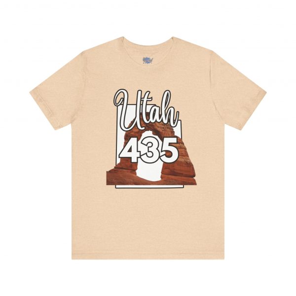 Utah 435 Area Code Arches by State of Mine. Unisex Jersey Tee, Outdoor Adventure Shirt, Travel Gift, Casual Wear, Summer Tee, Unique Design - Image 17