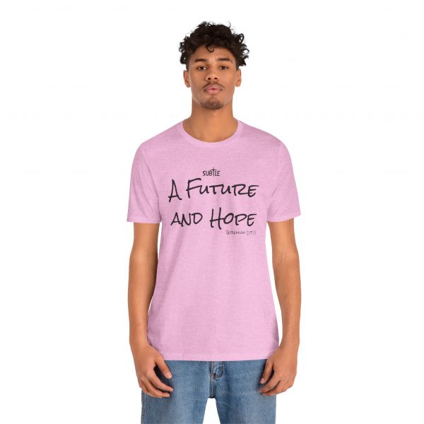 A Future and Hope by Subtle Merch--Unisex Heavy Cotton T-Shirt, Faith-Based and Inspirational, Jeremiah 29:11 - Image 35