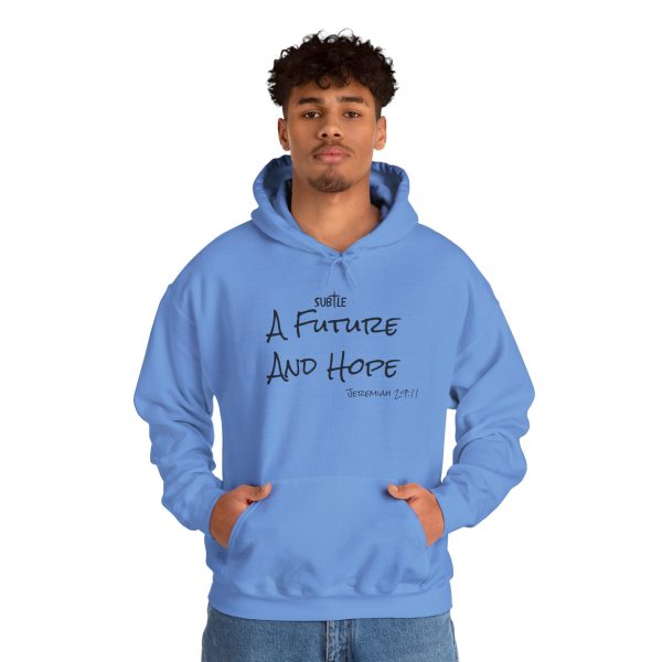 A Future and Hope by Subtle--Unisex Hoodie, Cozy Sweatshirt, Faith-Based Inspirational Apparel,  Jeremiah 23:11 - Image 32