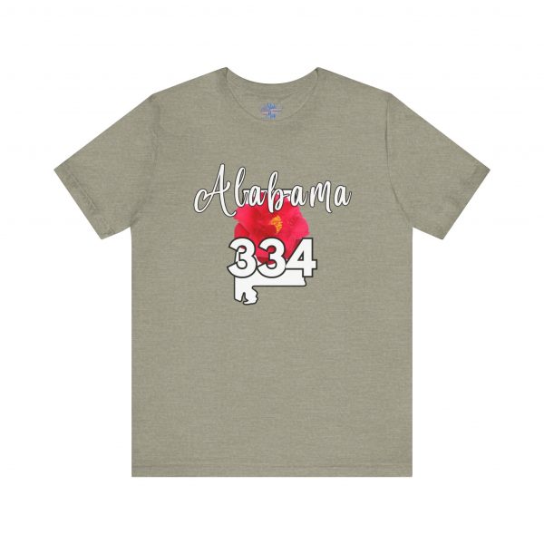 Alabama State Flower the Camellia 334 Area Code Tee by Simply Stated, Casual Summer Wear, State Pride T-Shirt, Travel Souvenir, Gift for Him/Her, Festival Outfit, Outdoor Activities - Image 19