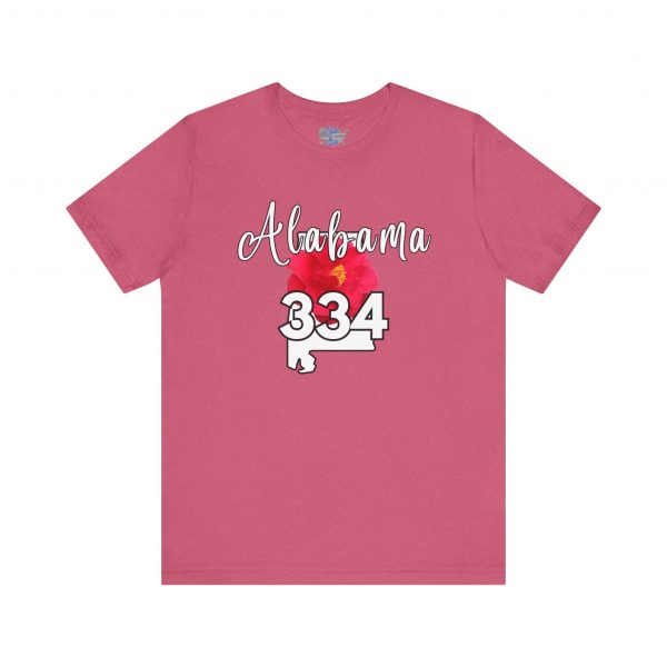 Alabama State Flower the Camellia 334 Area Code Tee by Simply Stated, Casual Summer Wear, State Pride T-Shirt, Travel Souvenir, Gift for Him/Her, Festival Outfit, Outdoor Activities - Image 51