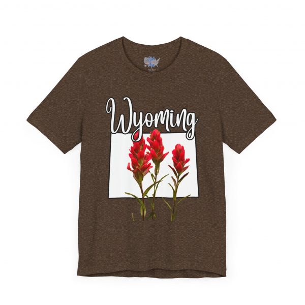 Wyoming State Flower The Indian Paintbrush by State of Mine Tee - Unisex Jersey Short Sleeve T-Shirt, Nature Lover Gift, Travel Souvenir, Spring Style, Casual Wear - Image 15