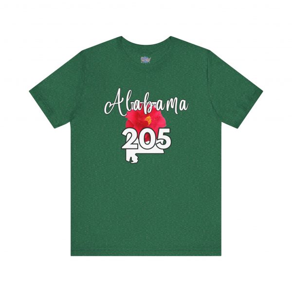 Alabama State Flower the Camellia 205 Area Code Tee by State of Mine, Casual Summer Wear, State Pride T-Shirt, Travel Souvenir, Gift for Him/Her, Festival Outfit, Outdoor Activities - Image 39