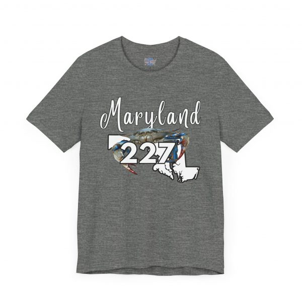 Maryland Blue Crabs 227 Area Code by State of Mine Short Sleeve Tee, Unisex Summer Shirt, State Pride Tee, Beach T-Shirt, Gift for Marylanders - Image 11