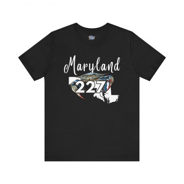 Maryland Blue Crabs 227 Area Code by State of Mine Short Sleeve Tee, Unisex Summer Shirt, State Pride Tee, Beach T-Shirt, Gift for Marylanders - Image 13