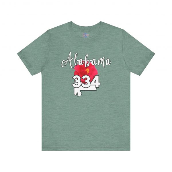 Alabama State Flower the Camellia 334 Area Code Tee by Simply Stated, Casual Summer Wear, State Pride T-Shirt, Travel Souvenir, Gift for Him/Her, Festival Outfit, Outdoor Activities - Image 35