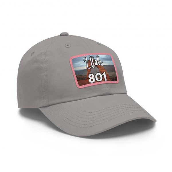 Utah Arches Dad Hat by State of Mine Featuring the 801 Area Code with Leather Patch, Beach Vibes Cap, Gift for Dad, Outdoor Hat, Casual Style Headwear - Image 14
