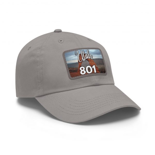 Utah Arches Dad Hat by State of Mine Featuring the 801 Area Code with Leather Patch, Beach Vibes Cap, Gift for Dad, Outdoor Hat, Casual Style Headwear - Image 10