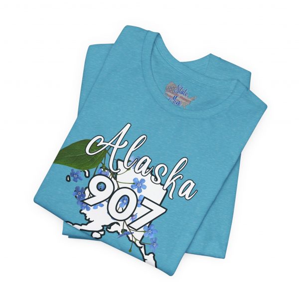 Alaska 907 Graphic Tee, Unisex Shirt, Gift for Travelers, Casual Wear, Summer Fashion, Alaska Souvenir - Image 22
