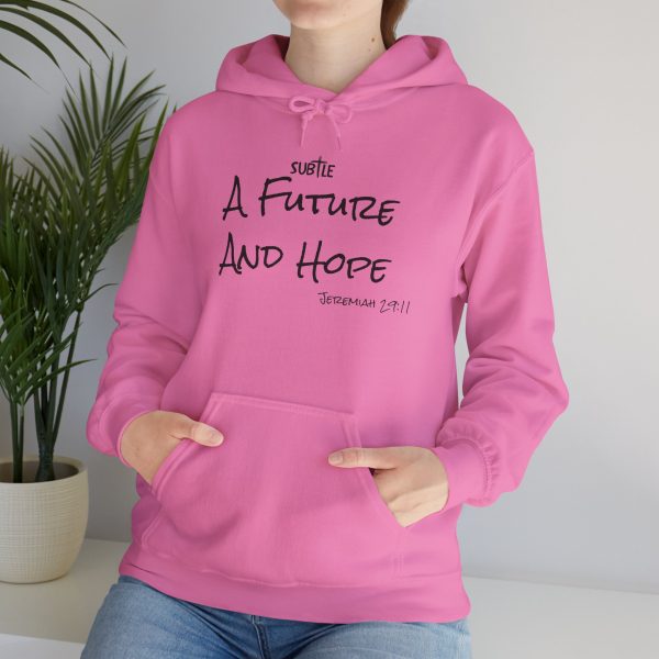 A Future and Hope by Subtle--Unisex Hoodie, Cozy Sweatshirt, Faith-Based Inspirational Apparel,  Jeremiah 23:11 - Image 43