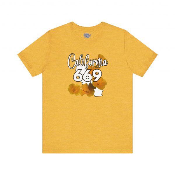 California State Flower the California Poppy 669 Area Code by State of Mine Tee, Unisex Jersey Short Sleeve Shirt, Perfect for Gifts, Travel, and Casual Wear, Ideal for Summer, Birthdays, and [...] - Image 27