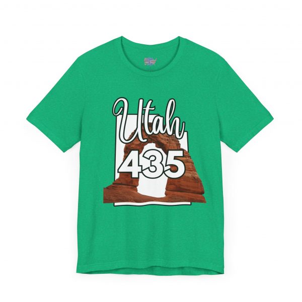 Utah 435 Area Code Arches by State of Mine. Unisex Jersey Tee, Outdoor Adventure Shirt, Travel Gift, Casual Wear, Summer Tee, Unique Design - Image 31