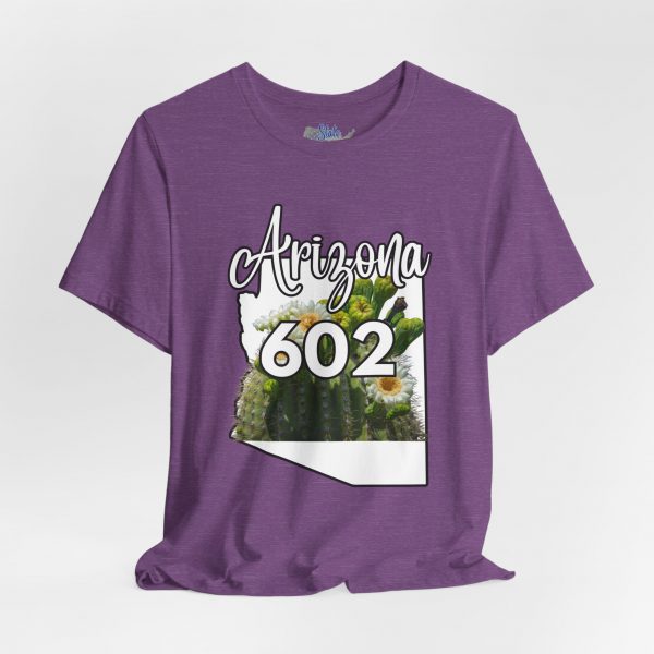 Arizona State Flower the Saguaro Blossom Area Code 602 by State of Mine  Tee, Unisex Jersey Short Sleeve Shirt, Perfect for Gifts, Travel, and Casual Wear, Ideal for Summer, Birthdays, and [...] - Image 23